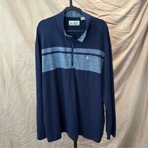 Original Penguin Dark Blue and Heather Blue Polo Shirt
